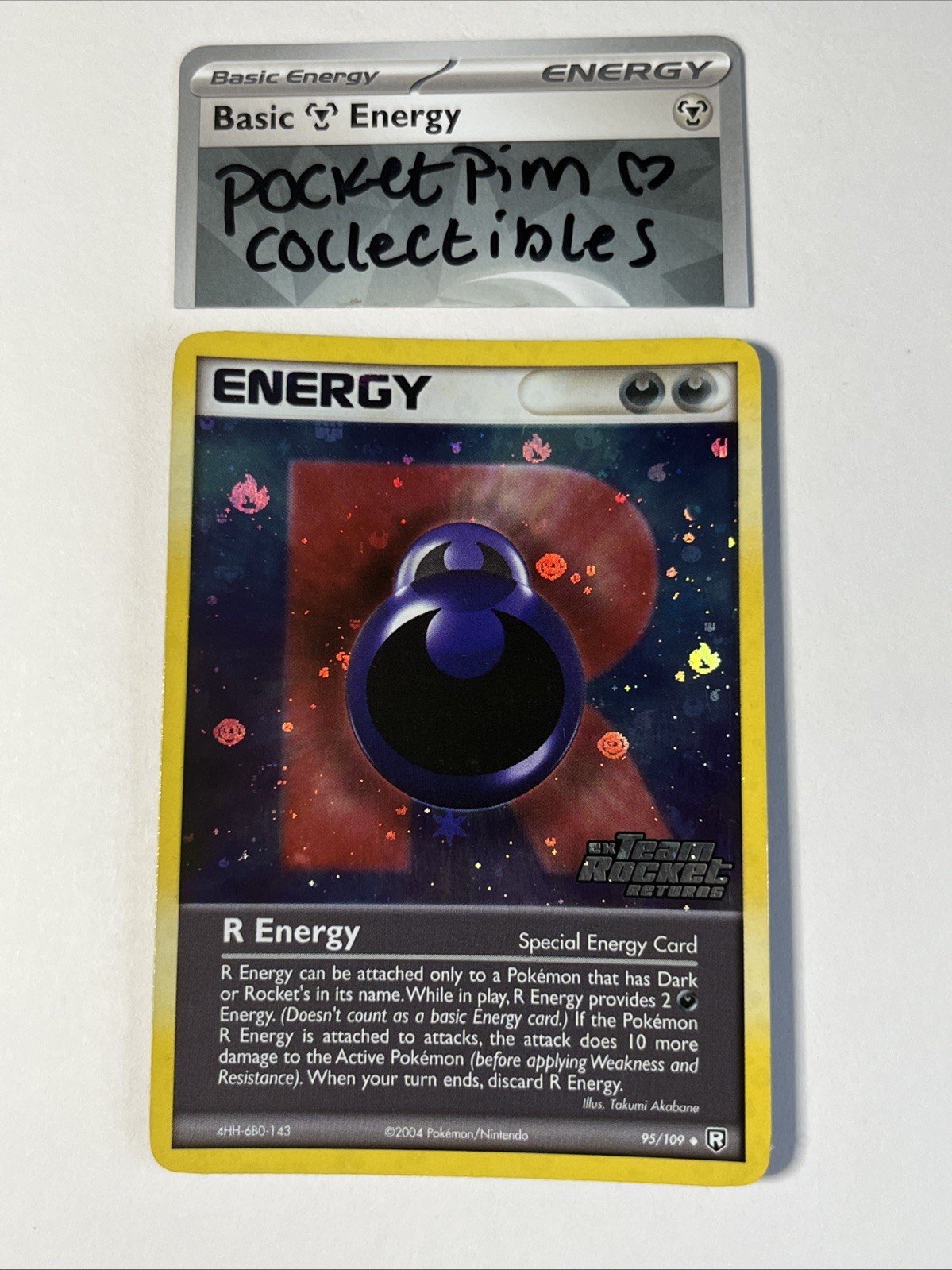 R Energy 95/109 Rocket Returns Stamped Reverse Holo NM