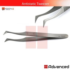 Precision Anti-Static Stainless Steel Tweezers Electronics  Jewelry Repair