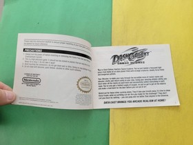 Dash Galaxy in the Alien Asylum (NES) Instruction Manual 