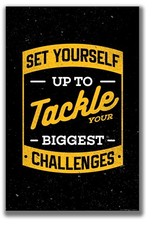 Success Motivational Poster Art Print Office School Classroom Decor Success Gift