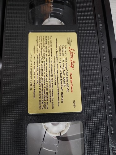 I LOVE LUCY The Collectors Ed Lot 12 VHS Tapes 36 Episode Lucille Ball Lot #1 - Imagen 7 de 7