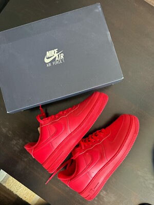 NIKE AIR FORCE 1 UNIVERSITY RED '07 LV8 1 brand new size EUR 44.5