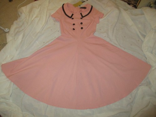Gown Town 1950's inspired stretch swing dress - Picture 13 of 13