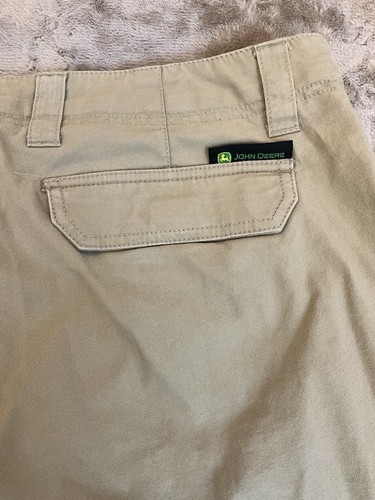 John Deere Cargo Pants Chino Trousers Men’s W36 L30 Farming X2 Pairs Trousers - Picture 5 of 6