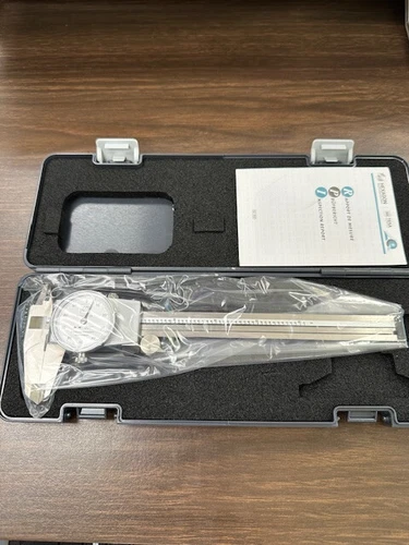 Brown & Sharpe 75.115811   - 6" ETALON Dial Caliper White Face Shock Proof