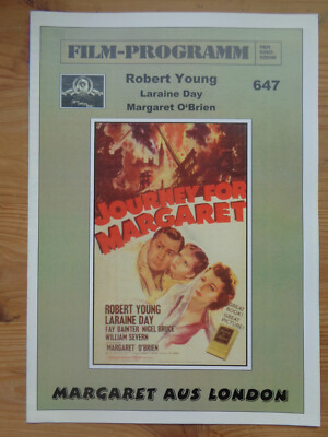 Filmprogramm FDK 647  Margaret aus London / Journey for Margaret  Robert Young
