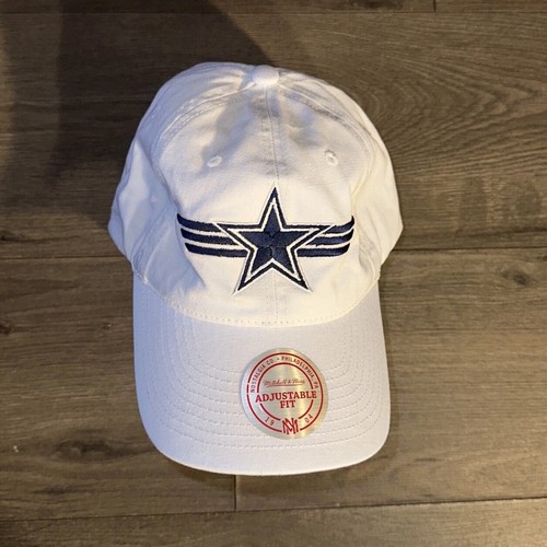 NWT NFL Dallas Cowboys Embroidered Logo Baseball Cap Dad Hat White