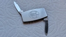 Vintage ZIPPO Pocket Knife Wheatland Oil Co Buffalo Advertising Souvenir