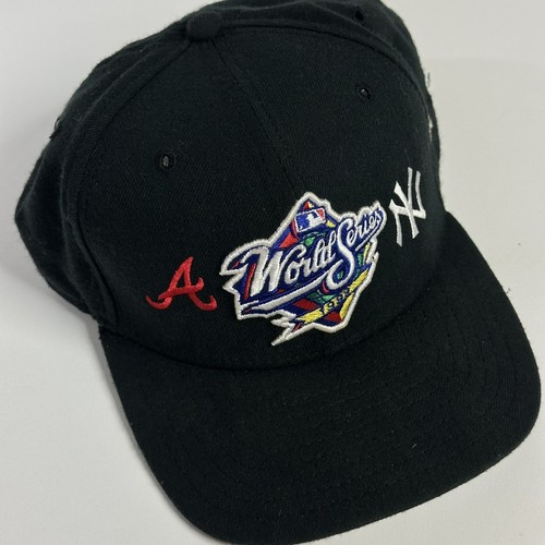 Vintage New York Yankees Atlanta Braves 1999 World Series New Era SnapBack USA - Picture 16 of 16
