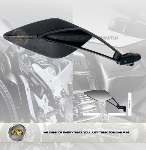 FOR DUCATI DIAVEL 1200 2013 13 PAIR REAR VIEW MIRRORS E13 APPROVED SPORT LINE - Picture 2 of 3
