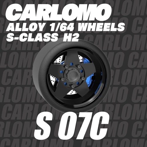 S Class Carlomo 1/64 Alloy Wheels S-CLASS H2 - Premium Wheels - S07A - S07G - Picture 10 of 14