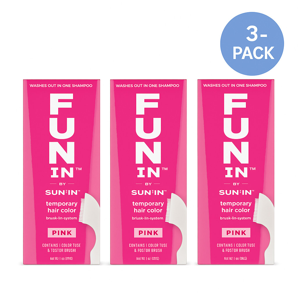 Pink 1 Oz 3 Pack Washes Out New