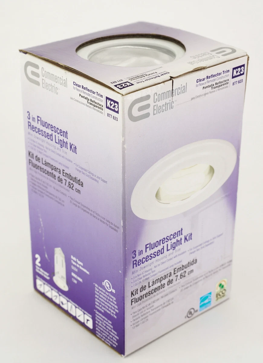 Commercial electric 3 inch sale led recessed lighting