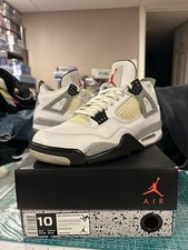 Size 10 - Air Jordan 4 Retro OG White Cement (2016) | Used