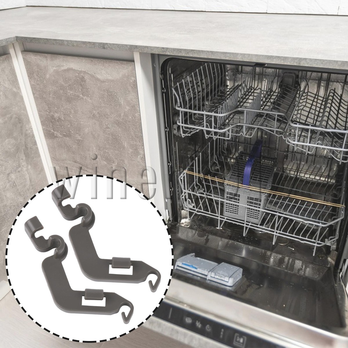 Dishwasher Tine Pivot Clip Replacement for WPW10082853 W10082853