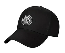MR. ZOGS Sex Wax® Black W/Screen Print Logo Adjustable Baseball Cap Hat