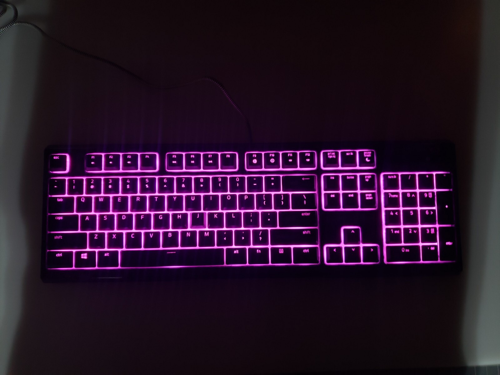 RARE Razer Ornata Chroma Wired Gaming Keyboard RZ03-0204 Destiny 2 LOOK GIFT !!!