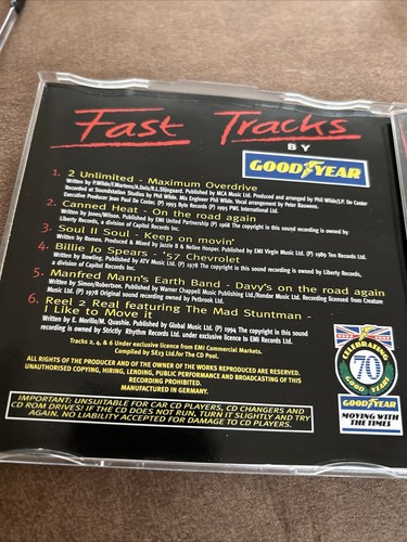 Fast Tracks by Goodyear CD Moving With The Times - 6 Track Album Celebrating 70 - Picture 2 of 3
