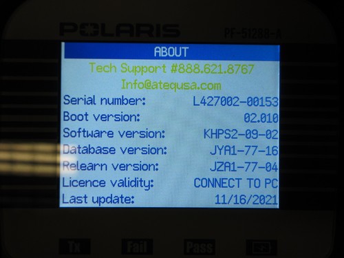 Polaris Wireless Tyre Pressure Monitoring TPM Sensor Activation Tool PF-51288-A - Picture 4 of 12