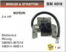 398593 Bobine Motoculteur Moteur Briggs & Stratton 2HP 4HP Électronique