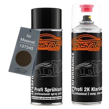Autolack 2K Spraydosen Set für Maserati 137245 Canna Di Fucile Metallic