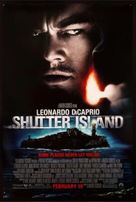 Shutter Island (2010) DS BUS SHELTER POSTER 48X70 Leonardo DiCaprio Mark Ruffalo