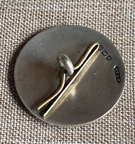 Antique 1925 Silver Wetherby Golf Club Lapel Membership Badge Hallmarked - Picture 9 of 12
