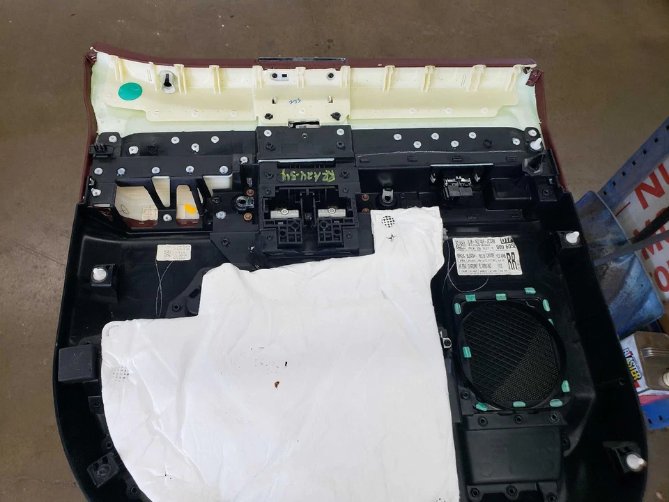 18 19 20 FORD F150 PICKUP Painel de Acabamento da Porta Traseira Direita Marsala BB Couro com Madeira - Imagem 4 de 4