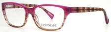 COVERGIRL CG0526 077 Fuchsia Brown Womens Semi Cat Eye Eyeglasses 52-15-135 B:37