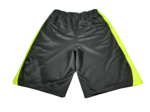 Nike Basketball Athletic Shorts Neon Yellow/Black Size Youth Large with Pockets - Picture 2 of 7