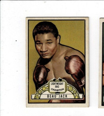 1951 Topps Ringside Boxing #22 Beau Jack Lightweight Champion EX