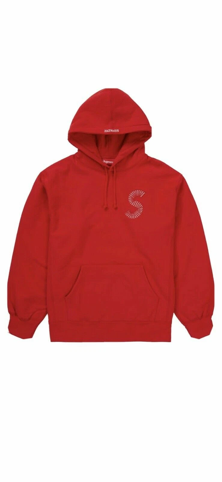 Sweat à capuche Supreme S Logo Medium FW20 épuisé rouge