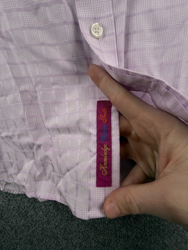 NWT Robert Graham Purple Check Button Up Shirt 2XL Classic Fit Long Sleeve - Picture 15 of 21
