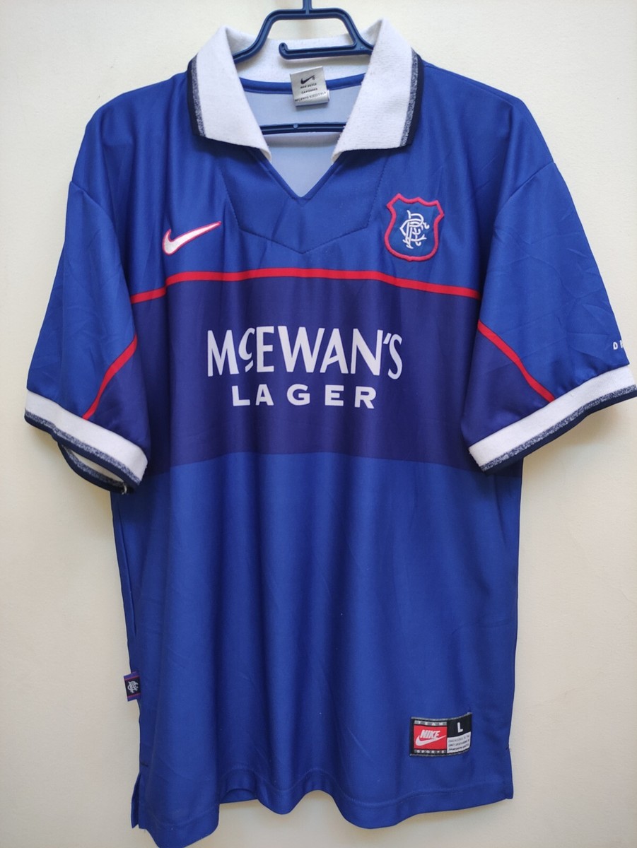 Maillot foot football Glasgow Rangers 1997-1998 HOME
