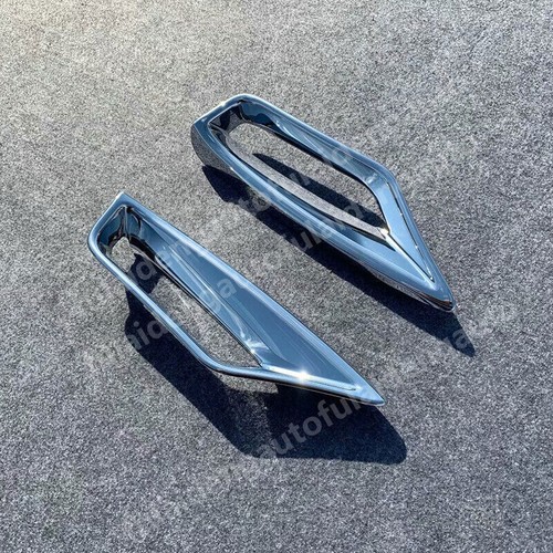 For Lexus RX300 RX450H 2020-2022 Chrome Front Fog Light Lamp Cover Trims Garnish - Picture 6 of 6