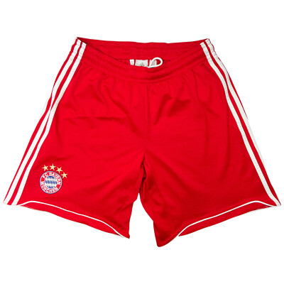 Adidas FC Bayern München Hose Home FCB Teamhose Shorts Saison 2008/2009 L Rot
