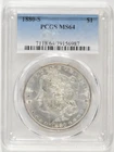 1880-S Morgan Silver Dollar $1 PCGS MS64 39156987