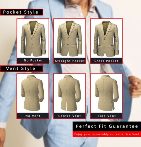 Wedding Party Suits & Tuxedo Group DEAL Groom & Groomsmen Custom Made to Measure - Picture 3 of 10