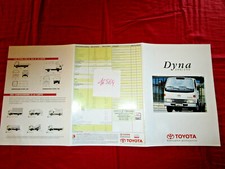 N°16564 / TOYOTA Dyna 100/150 dépliant véhicules utilitaires texte français 1995