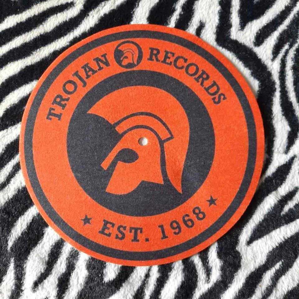 TROJAN RECORDS 7" - TURNTABLE (RECORD PLAYER) SLIPMAT.