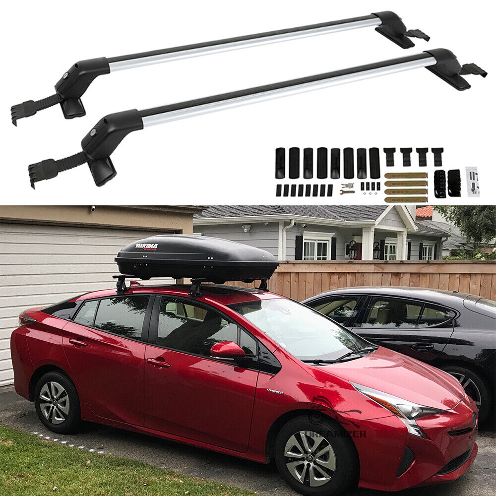 For Toyota Prius Aluminum Car Top Roof Rack Cross Bar Rail