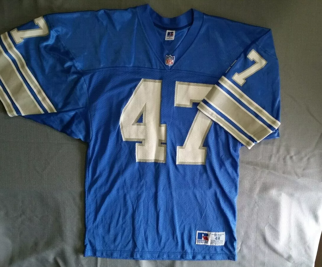 Vintage Detroit Lions Jersey #47 Russell Athletic RARE DEADSTOCK