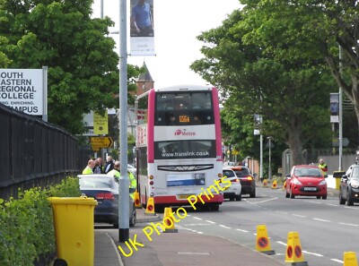 Foto 6x4 Belfast Metro Bus an der Park and Ride Endstation in Newcastle Ne c2015