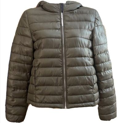 Ckh Clockhouse Girls Zip Up Hooded Puffer Jacket Size 36 / Large