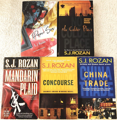 Lot 5 S. J. Rozan Cozy PB All ''A Lydia Chin/Bill Smith Mystery'' Concourse/China