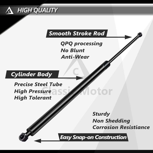 Qty(2) Universal 29.5" Lift Supports Gas Shocks 85Lbs Snug Top Tonneau