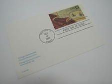 USPS Scott UX152 15c Chicago Orchestra Hall First Day of Issue Postal Card