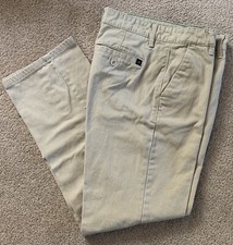 Calvin Klein Jeans Khaki Dress Pants In Boys Size 14 Slim Straight