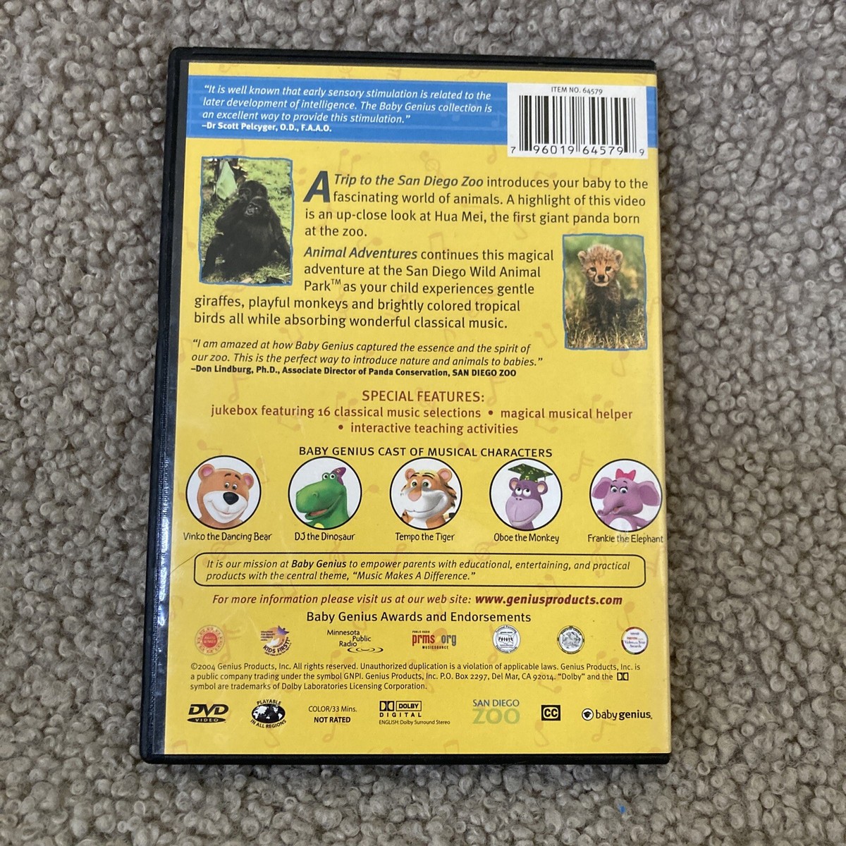 Baby Genius - A Trip to the San Diego Zoo (DVD, 2004) | eBay