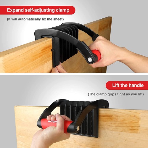 Goldblatt 2 Pack Panel Carrier, Plywood Lifting Tool, Drywall Carrying Tool - Picture 5 of 7